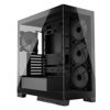 Slika - Modecom Volcano Space Apex ARGB ATX ohišje 2xUSB3.0, 1xUSB C,: 4x14 cm, Okence iz kaljenega stekla, RGB, Gaming črna