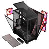 Slika - Modecom Volcano Space Apex ARGB ATX ohišje 2xUSB3.0, 1xUSB C,: 4x14 cm, Okence iz kaljenega stekla, RGB, Gaming črna
