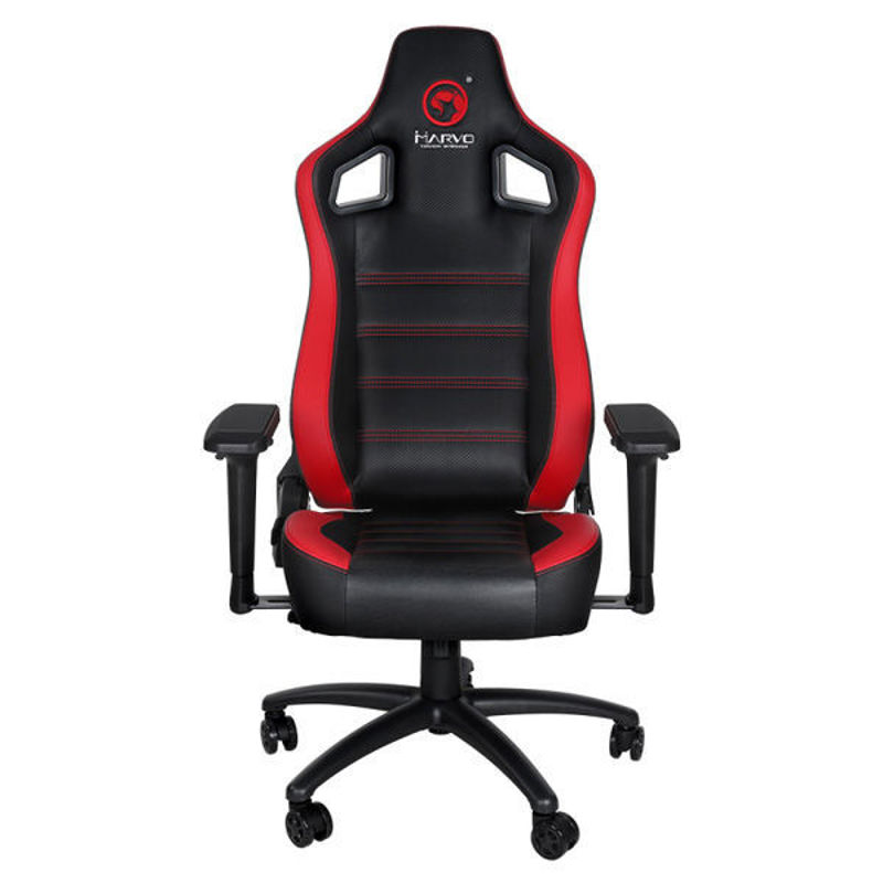 Slika - Marvo CH-118 črno/rdeč ergonomska zasnova gaming stol