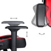 Slika - Marvo CH-118 črno/rdeč ergonomska zasnova gaming stol
