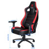 Slika - Marvo CH-118 črno/rdeč ergonomska zasnova gaming stol