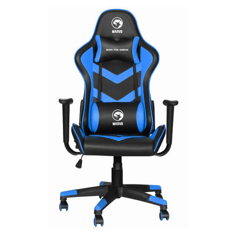 Slika - Marvo Scorpion CH-106 BL črno/moder nastavljiv gaming stol