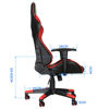 Slika - Marvo Scorpion CH-106 RD črno/rdeč nastavljiv gaming stol