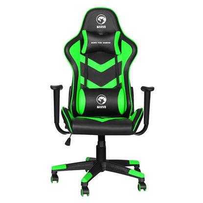 Marvo Scorpion CH-106 G črno/zelen nastavljiv gaming stol