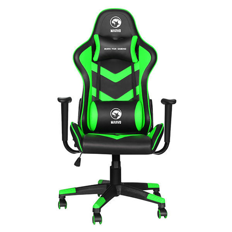 Slika - Marvo Scorpion CH-106 G črno/zelen nastavljiv gaming stol