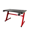 Slika - Marvo ARENA 50 DE-08 120 x 60 x 75 cm črno/rdeča RGB gaming miza s stojalom za slušalke in držalom za skodelice
