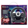 Slika - Defender TURBO PRO, 10 gumbov, USB, črn, s pedali, otroški volan  64291