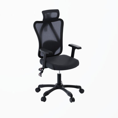 Gembird OC-ONYX pisarniški ergonomski stol "Onyx", črn, mreža