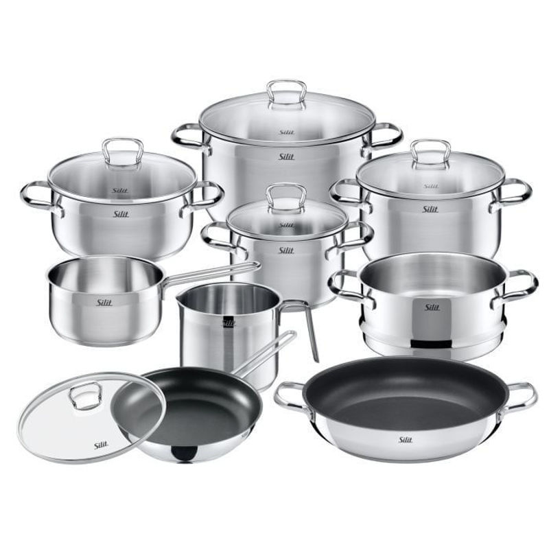 Slika - Kvaliteten set ponev Silit Tuscany 10 kosov iz nerjavečega jekla 7116001669