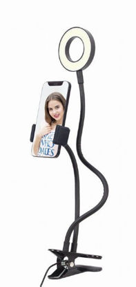 Gembird LED-RING4-PH-01 Selfie obroč z držalom za telefon