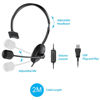Slika - Genius HS-100U (31710027400) USB klicna naglavna slušalka črna