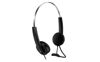 Slika - Genius HS-220U (31710020400) črne, lahke slušalke z mikrofonom za online komunikacijo