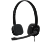 Slika - Logitech H151 (981-000589) 2.0 črne, slušalke z mikrofonom
