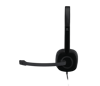 Slika - Logitech H151 (981-000589) 2.0 črne, slušalke z mikrofonom