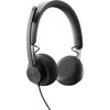 Slika - Logitech Zone MS Teams (981-000870) črne, slušalke z mikrofonom