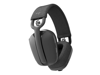 Slika - Logitech Zone Vibe 100 brezžične/BT (981-001213) Graphite sive, naglavne slušalke z mikrofonom