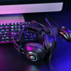 Slika - Marvo HG9056 7.1 RGB USB črne gaming naglavne slušalke z mikrofonom