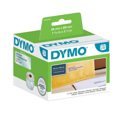 Dymo 99013 (S0722410)  36mm x 89mm x 130 etikete dvojno pakiranje