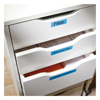 Slika - Dymo  45806 (S0720860) D1 19mm x 7m črna na modro, neskončna etiketa