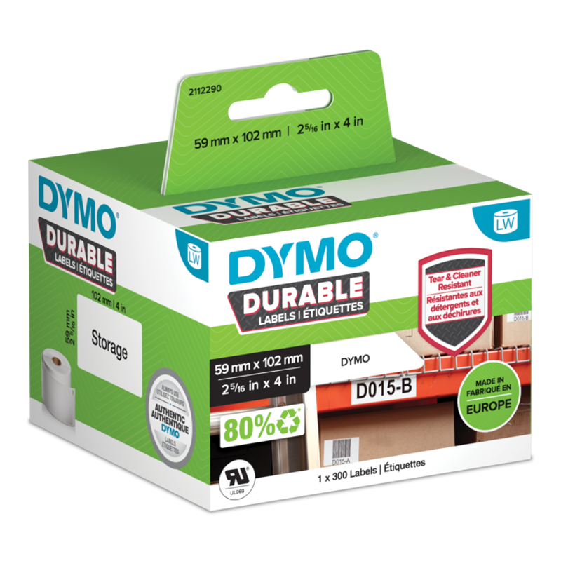 Slika - Dymo 2112290 LW 102mm x 59mm x 300 bele polipropilenske etikete za transport