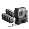 Slika - Dymo 2093098 D1 19mm x 7m črna na belo 10-pack etiket
