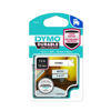 Slika - Dymo 1978364 D1 12mm x 5,5m črno na belem permanentni vinil