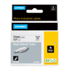 Slika - Dymo 18055 (S0718300) Rhino termo skrčljiva cevka D1 črna na belo 12 mm x 1,5m