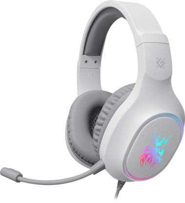 Defender FURY (64480) Gaming slušalke z mikrofonom, 2.0, 3.5 mm jack bele