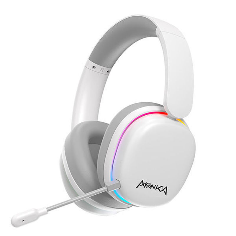 Slika - Marvo MONKA ECHO RS RGB BT Gaming slušalke brezžične/ žične HG9070W tridomna povezljivost