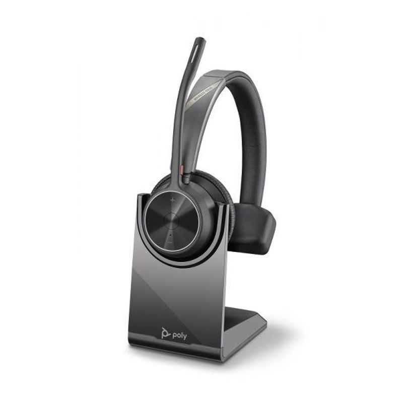 Slika - Brezžične slušalke Poly Plantronics Voyager 4310 USB-A Bluetooth s polnilnim stojalom 77Y92AA (218471-01)