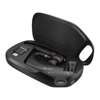 Poly Voyager Legend 50‑M UC Bluetooth slušalka (AJ8V4AA) – NoiseBlockAI, Qi etui, BT700 ključek