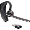 Slika - Brezžične Bluetooth slušalke Poly Plantronics Voyager 5200 UC Office črne (206110-101) (7K2E1AA) s stojalom, mikrofon