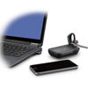 Slika - Brezžične Bluetooth slušalke Poly Plantronics Voyager 5200 UC Office črne (206110-101) (7K2E1AA) s stojalom, mikrofon
