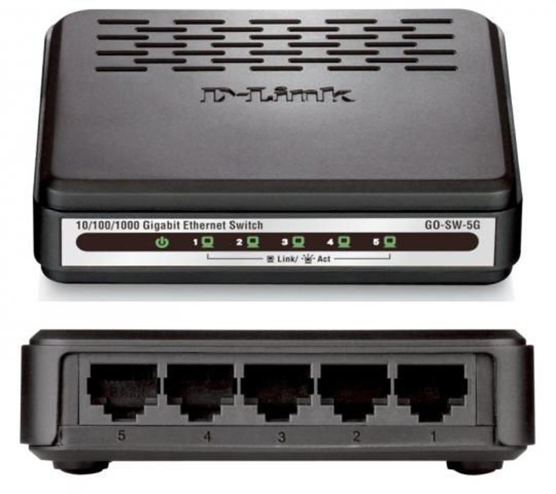 Slika - D-Link GO-SW-5G 5 Port Gigabit Desktop Switch