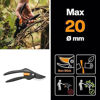 Slika - Fiskars SingleStep Bypass škarje za obrezovanje P26 črno-oranžne (1000567)
