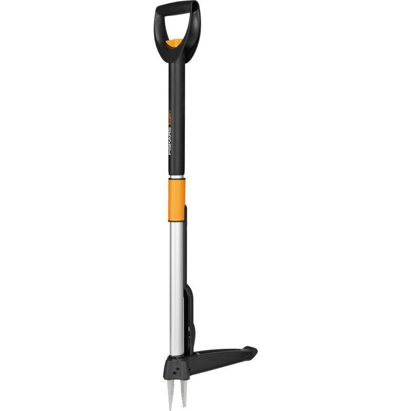 Slika - Fiskars Smartfit teleskopski odstranjevalec plevela črno-srebrne barve (1020125)