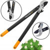 Slika - Fiskars PowerGear II L77 (1000583) 700mm velike škarje za debelejše veje 50mm