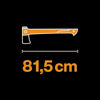 Slika - Fiskars cepilna sekira L X-Series X32 820 mm črno-oranžna (1069108) 81,5cm