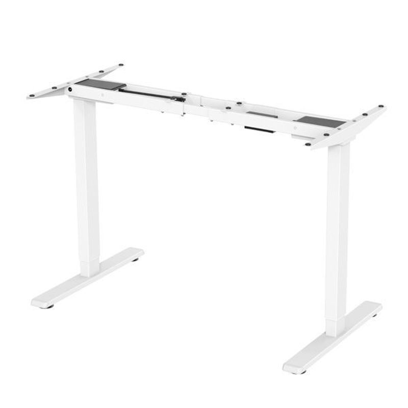Slika - Powerton WPESD1W ogrodje mize, električno nastavljiva višina, razpon 500 mm, sistem proti trčenju, črna, nosilnost 100 kg