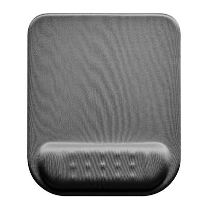 Powerton WPEPE2-A Ergoline Dark Edition ergonomska podloga za miško in zapestje 125x65x20mm siva, spominska pena