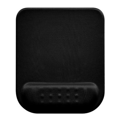 Powerton WPEPE2-B Ergoline Dark Edition ergonomska podloga za miško in zapestje  125x65x20mm črna, spominska pena