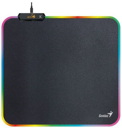 Genius GX GAMING GX-Pad 260S (31250018400) RGB, tekstil, črna, 260x240x3 mm Gaming podloga