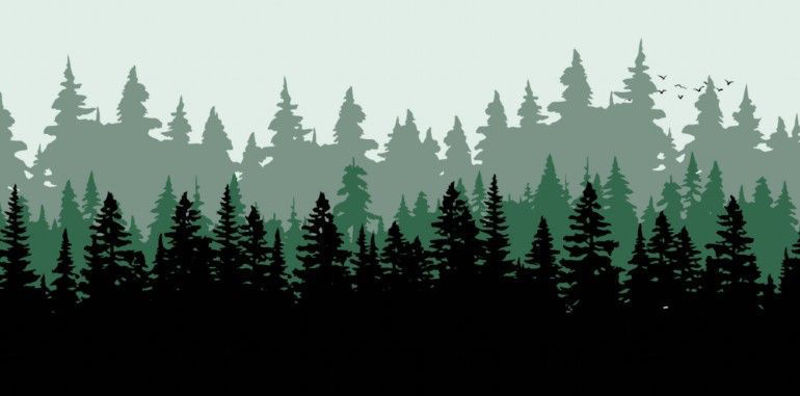 Slika - Gembird MP-PL-FOREST-XL-01 Forest 400 x 800mm Gaming računalniška podloga
