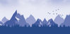 Slika - Gembird MP-PL-GORE-XL-01 Mountains 400 x 800mm Gaming računalniška podloga