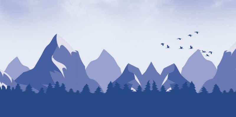 Slika - Gembird MP-PL-GORE-XL-01 Mountains 400 x 800mm Gaming računalniška podloga