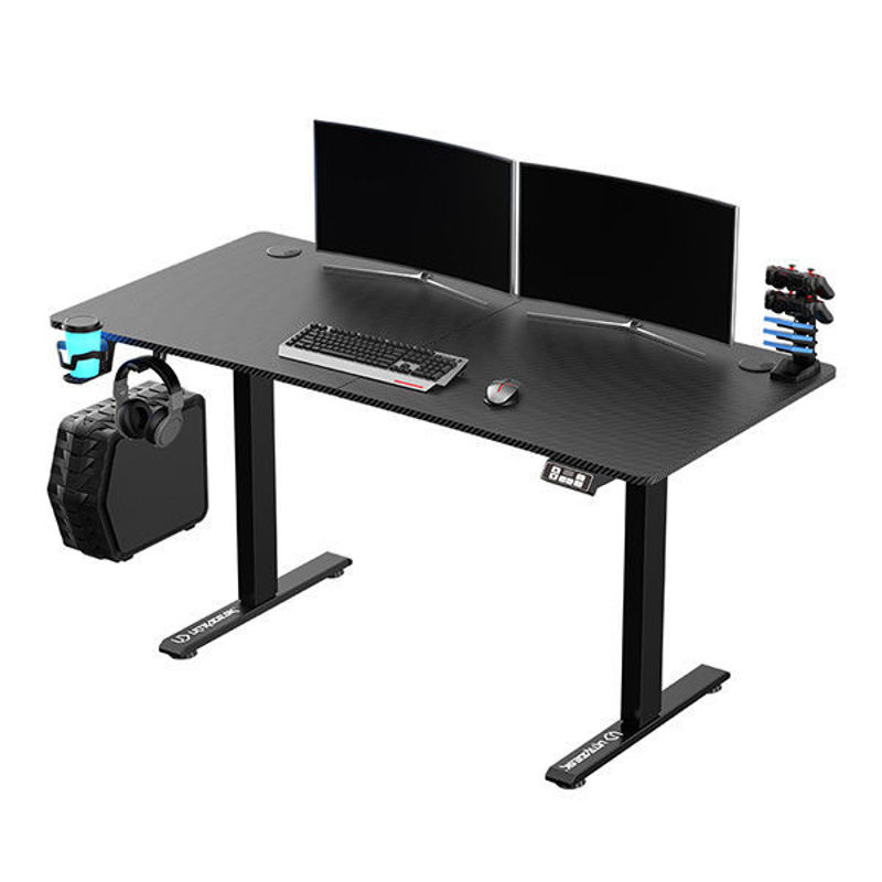 Slika - ULTRADESK igralna miza LEVEL V2, 140x68cm, 72-117cm, električno nastavljiva višina