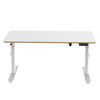 Slika - ULTRADESK PULSAR otroška delovna miza, električno nastavljiva višina, 120X60 cm, 55-81 cm bela