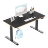 Slika - ULTRADESK PULSAR otroška delovna miza, električno nastavljiva višina, 120X60 cm, 55-81 cm črna