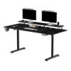 Slika - ULTRADESK HIGHLANDER XXL BLACK računalniška miza, električno nastavljiva višina, 160X70 cm, 72-117 cm, črna