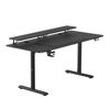 Slika - ULTRADESK HIGHLANDER XXL BLACK računalniška miza, električno nastavljiva višina, 160X70 cm, 72-117 cm, črna